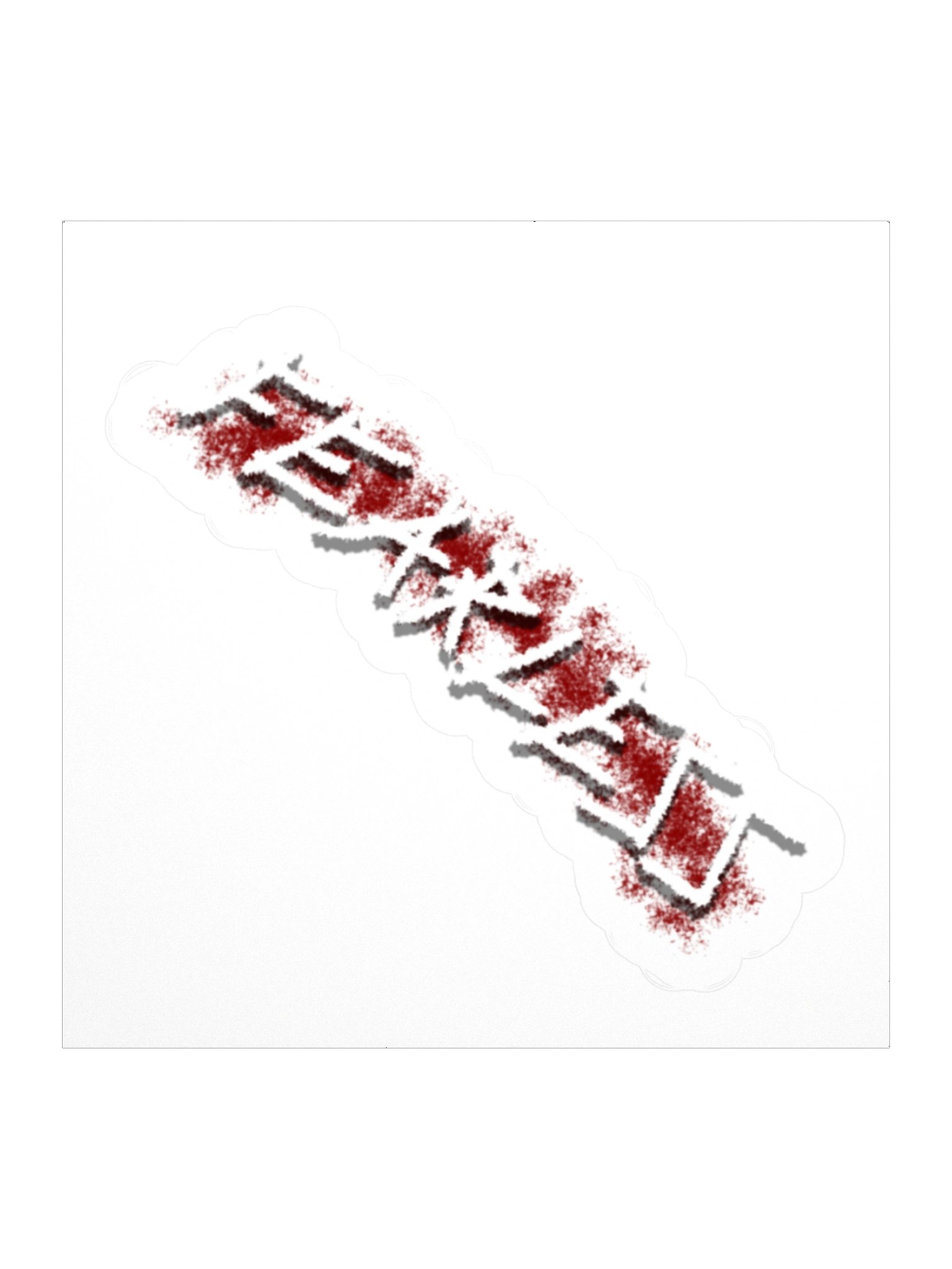 [fearless] Bloddy Sticker product image (1)