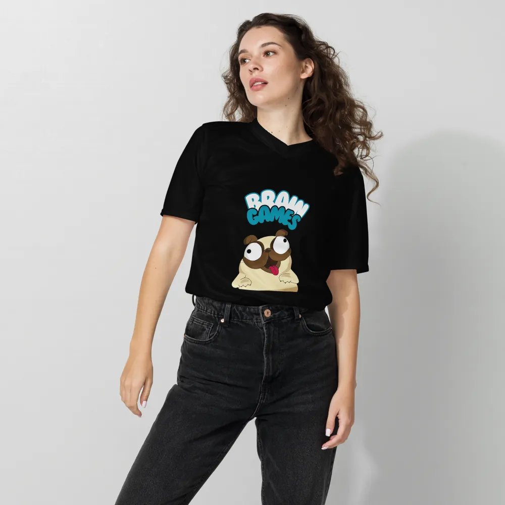 BBB Silly Pug Brain Games All-Over Print Jersey product image (8)