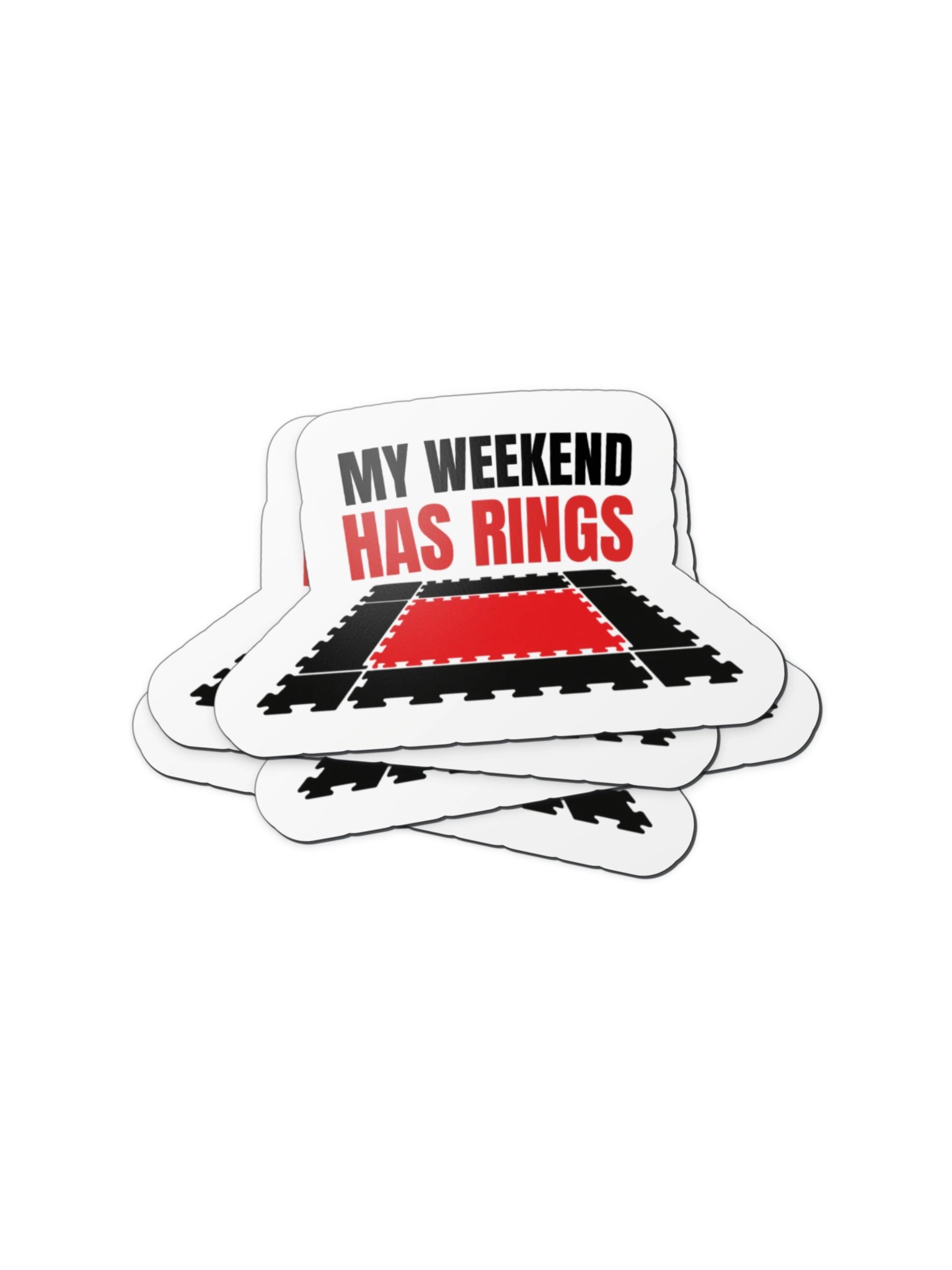 My Weekend Has Rings Magnet product image (3)