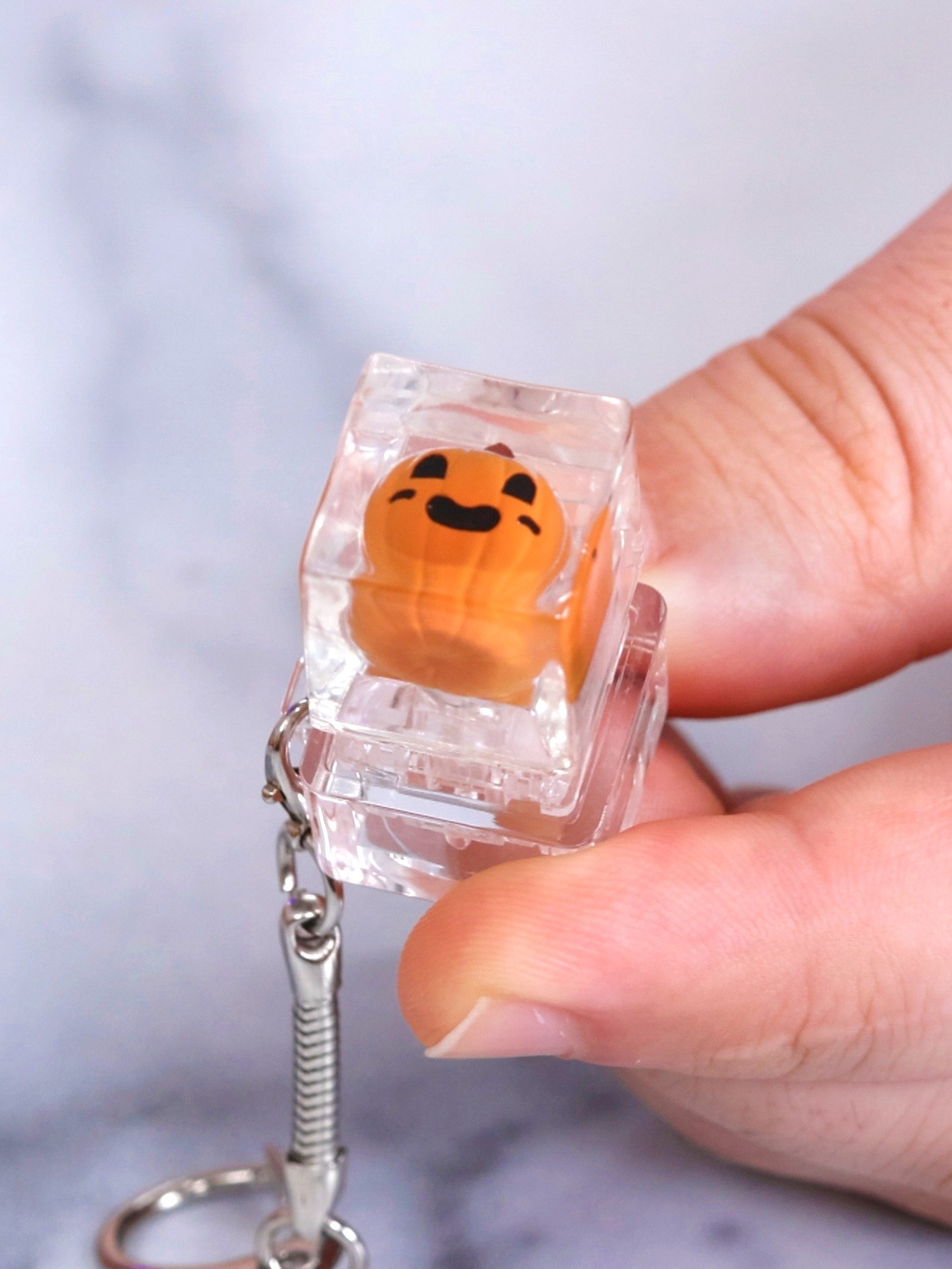 Resin Pumpkin Artisan Keycap Keychains (Batch 2) product image (6)