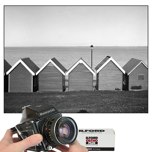 A bright sunny early morning stroll over Gurnard, Isle of Wight, with a Mamiya 645 1000s and Ilford Ortho 80. A little troubl...