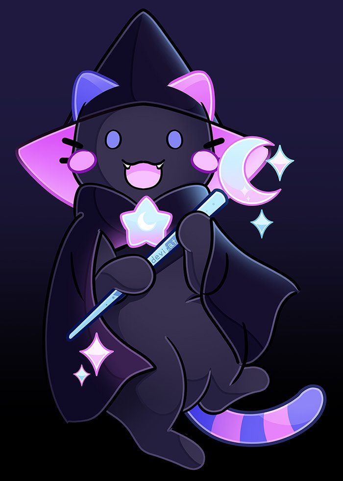 CandiCat Void Cat Mage 2026 Wallpaper product image (1)