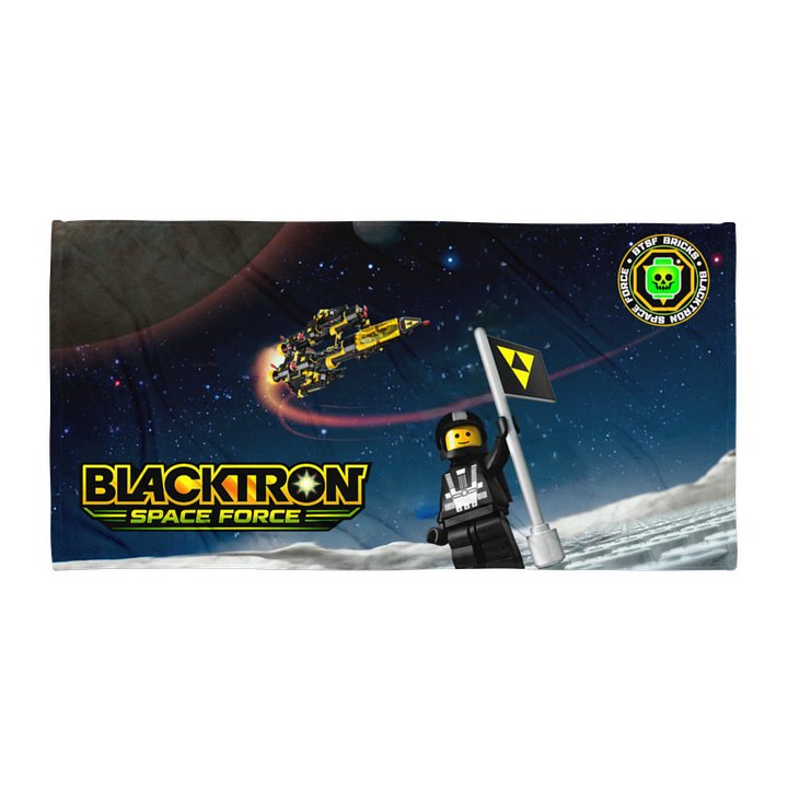 Blacktron Space Force Beach Towel product image (1)