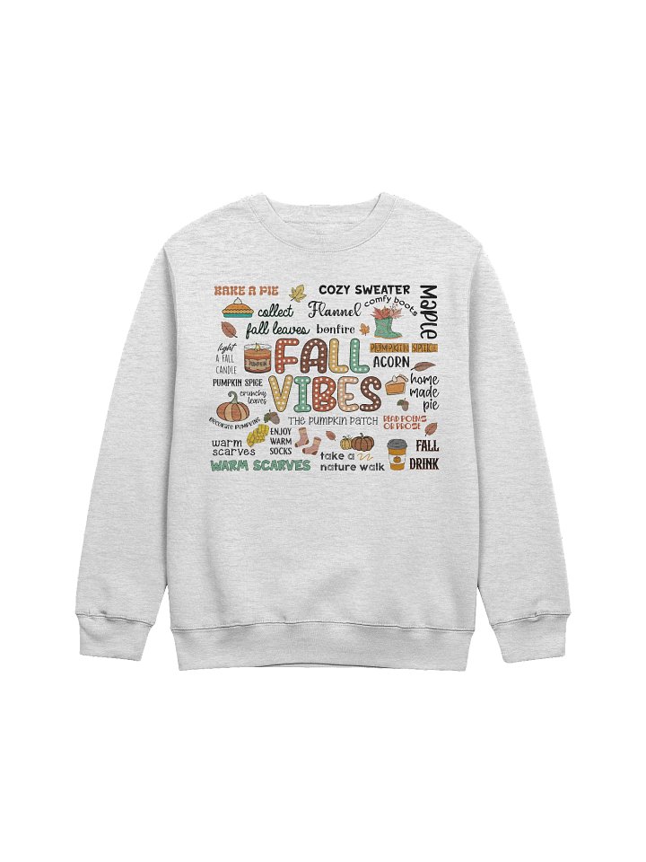 Women Premium Crewneck Sweatshirt Collage Fall Vibes product image (2)