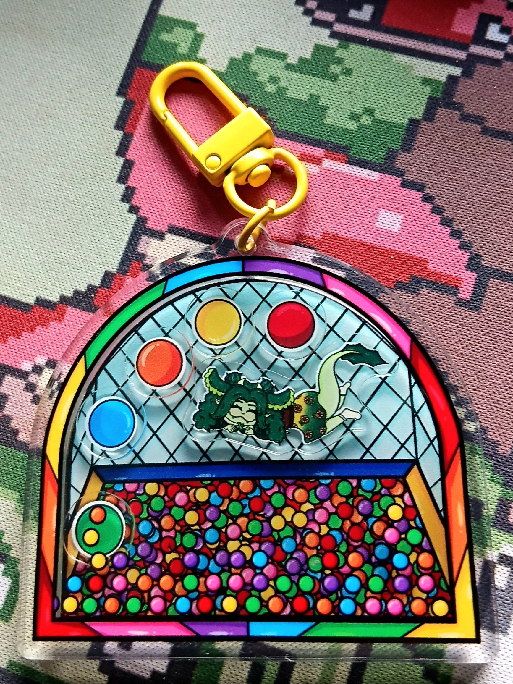 "Ballpit Bulbie" Shaker Keychain product image (1)