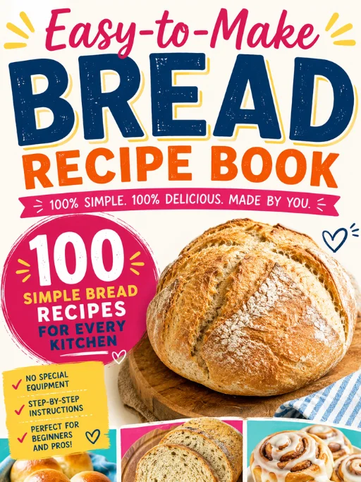 Easy-to-Make Bread Recipe Book: 100 Simple Bread Recipes for Every Kitchen product image (1)