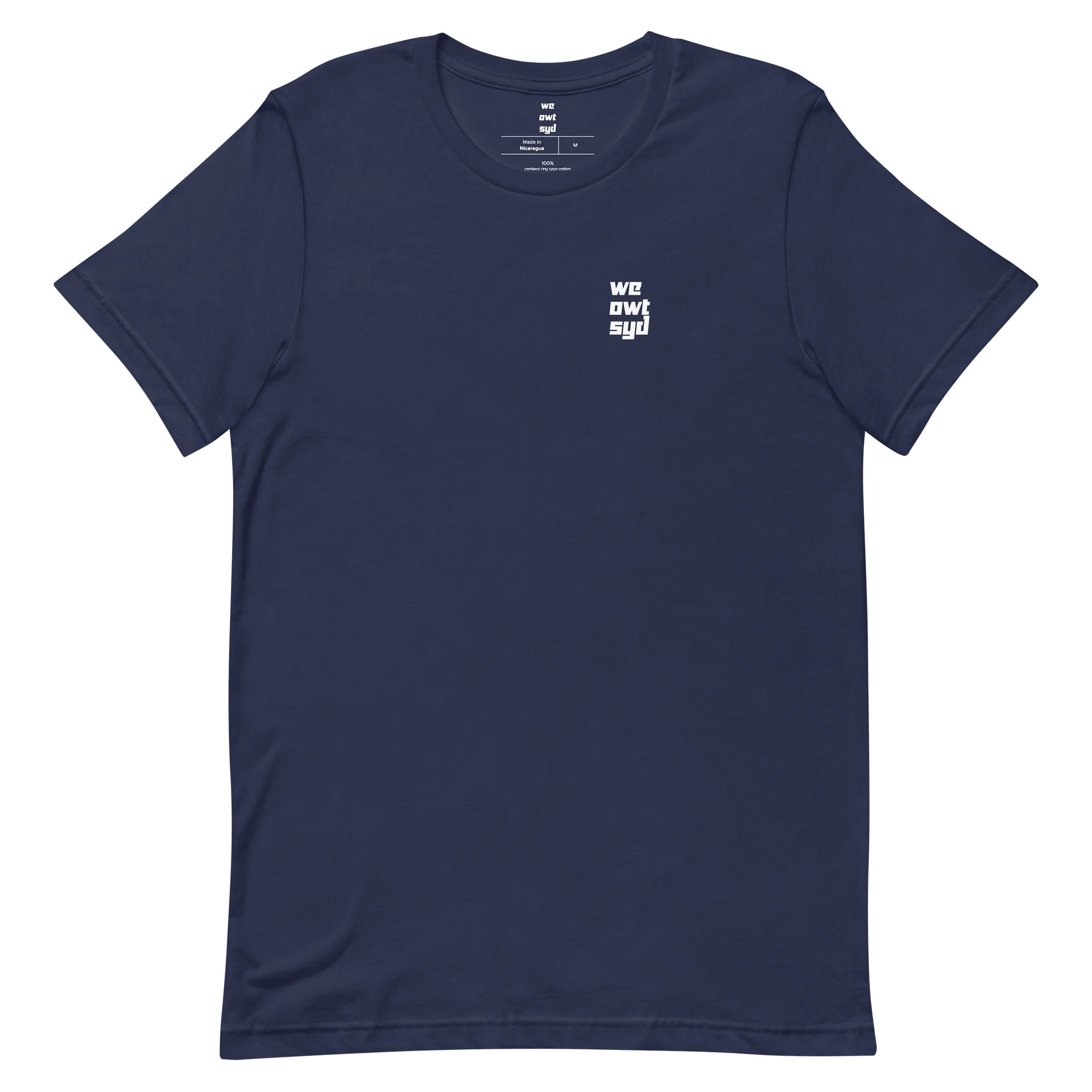 WeOwtsyd Premium T-Shirt - Chest Logo - Navy product image (5)