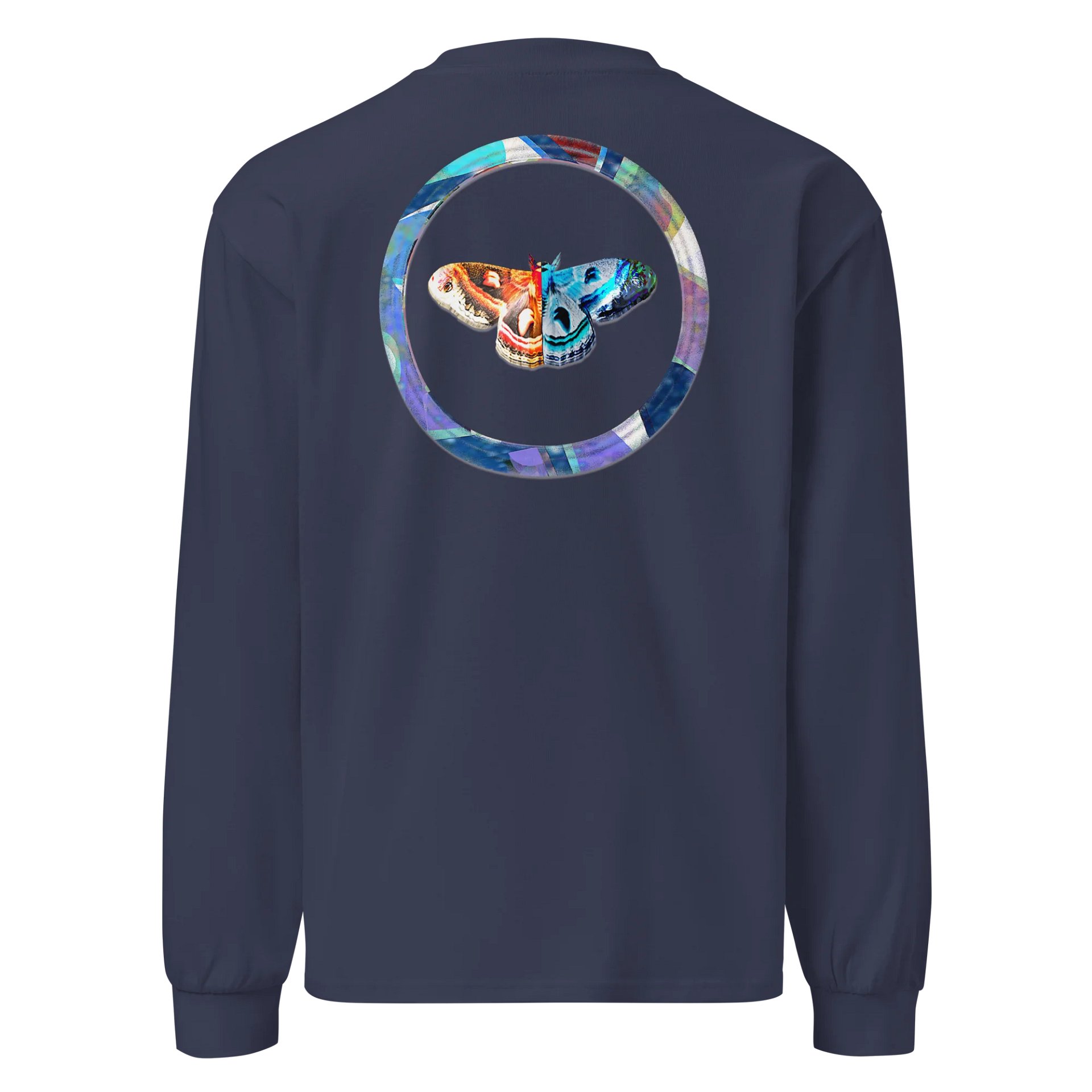 Moth AS Colour Premium Heavyweight Long Sleeve Shirt (Back Patch) product image (2)