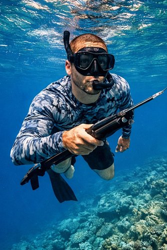 Hit the waves in the Wild Surfwear Men's Blue Camo Rashguard. The ocean inspired camouflage design combines serious style wit...