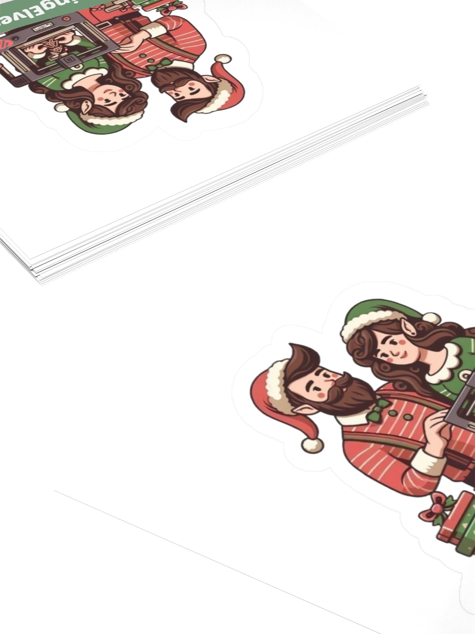3D Printing Elves Sticker #2 product image (4)