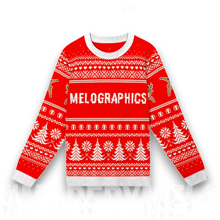 Ugly Sweater: Reindeer Dab - MELOGRAPHICS [Classic] | #MadeByMELO product image (1)