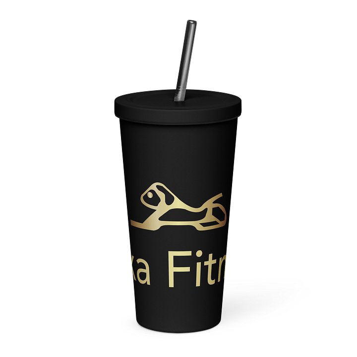 HEka Fitness Branded Tumbler with Straw product image (1)
