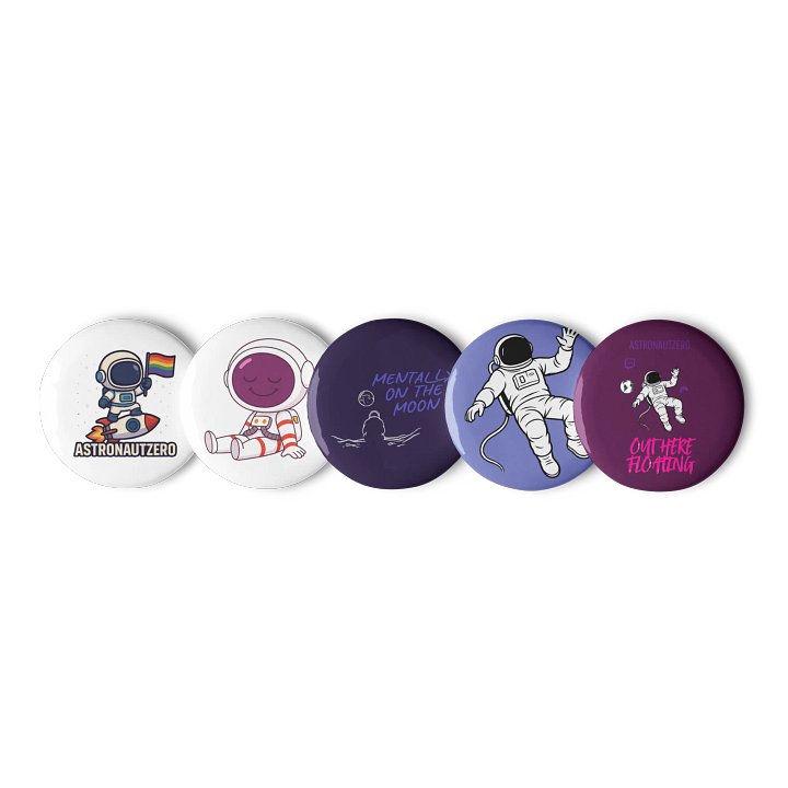 Rainbow Rocket Rider Pin Set product image (1)