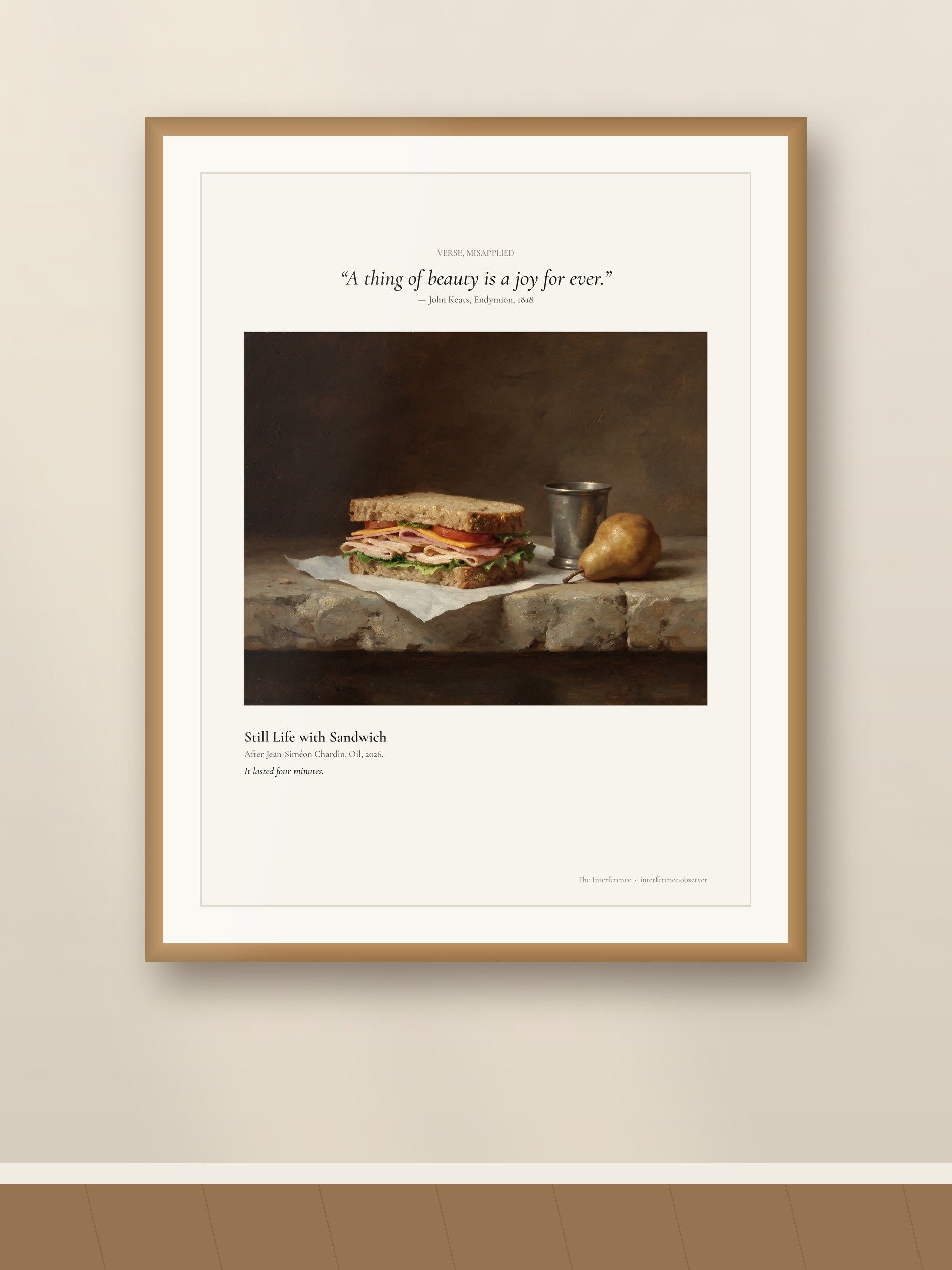 Still Life with Sandwich product image (1)