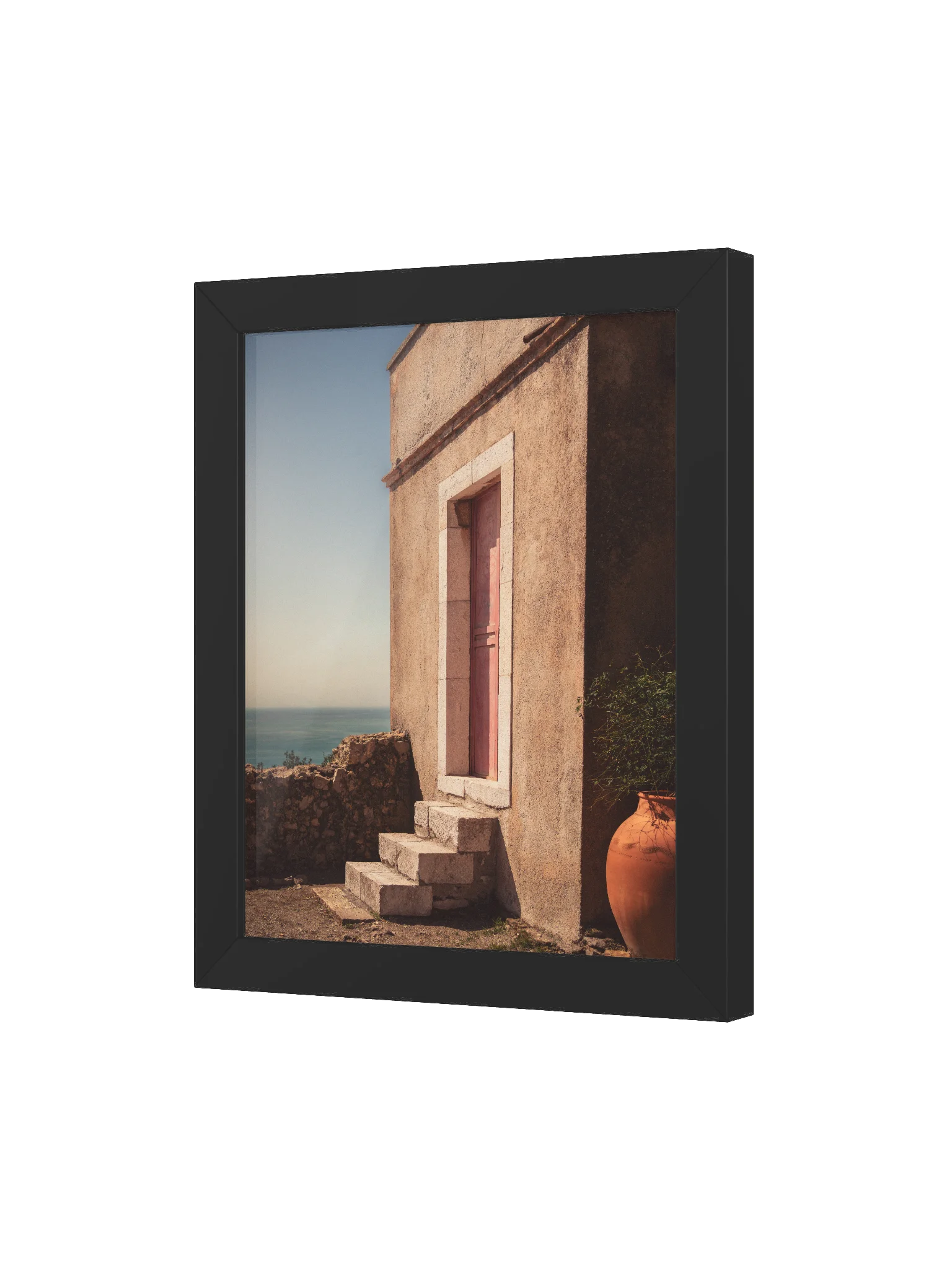 The Old Doorway of Taormina, Italy Framed Matte Poster product image (3)