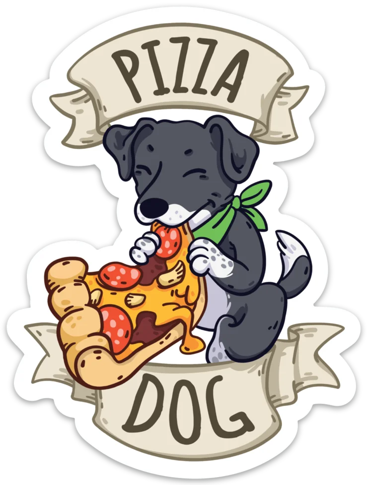 Pizza Dog Sticker Pack product image (1)