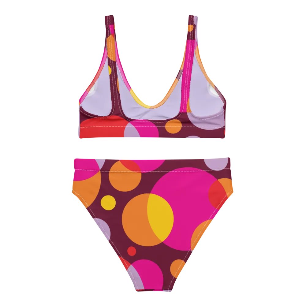 Vivid Energy Circle High-Waisted Bikini Set product image (1)
