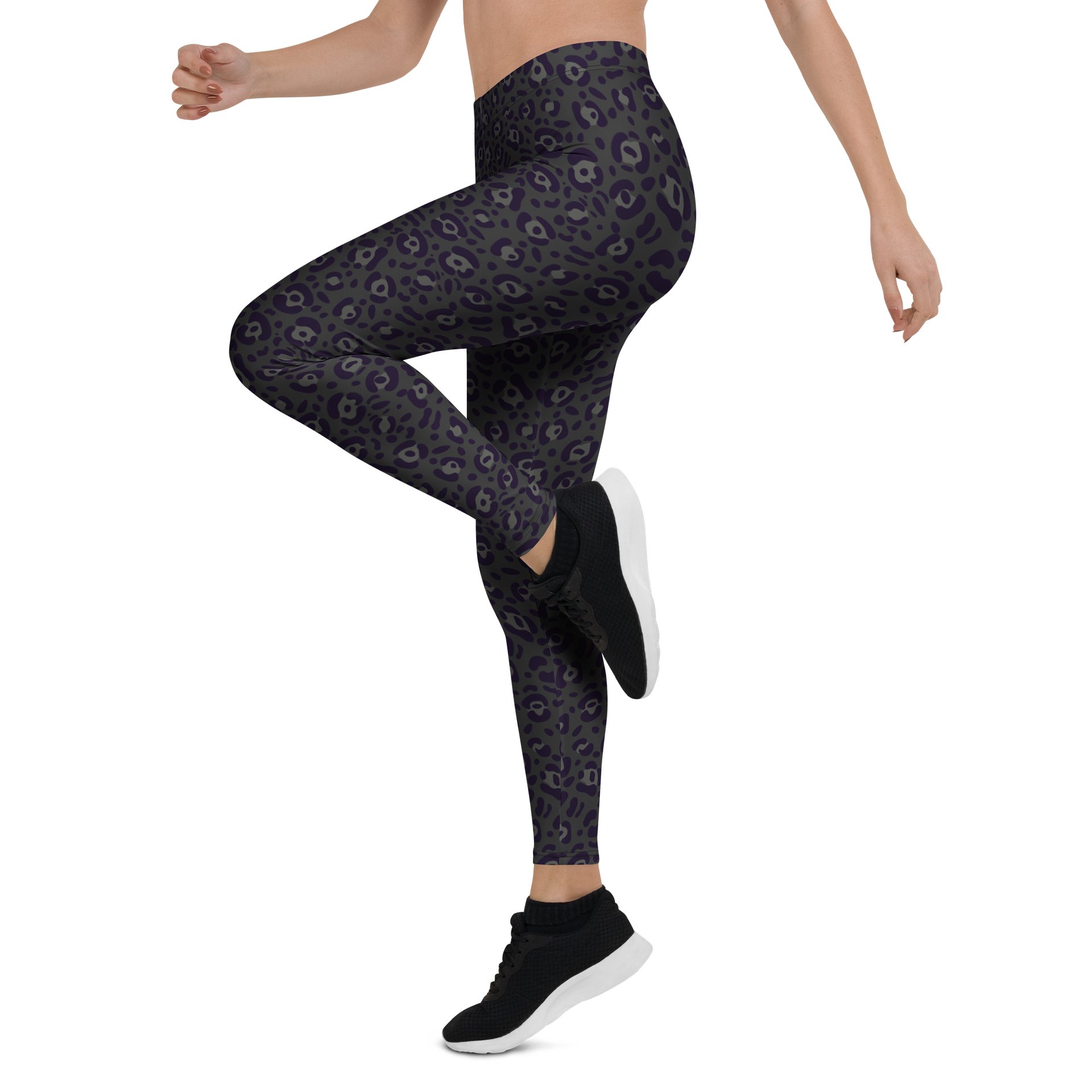 Comfortable Leggings with Bold Black Leopard Print product image (4)