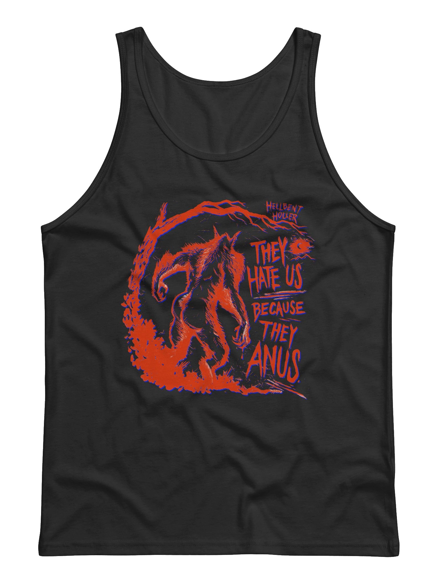 Hate Us Werewolf Tank product image (1)