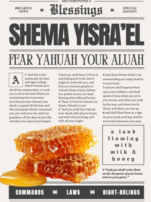 Newspaper Shema Yisra'El Poster product image (1)