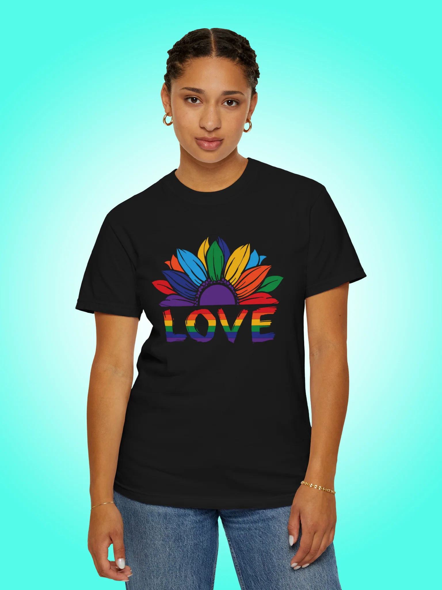Rainbow Love Flower product image (1)