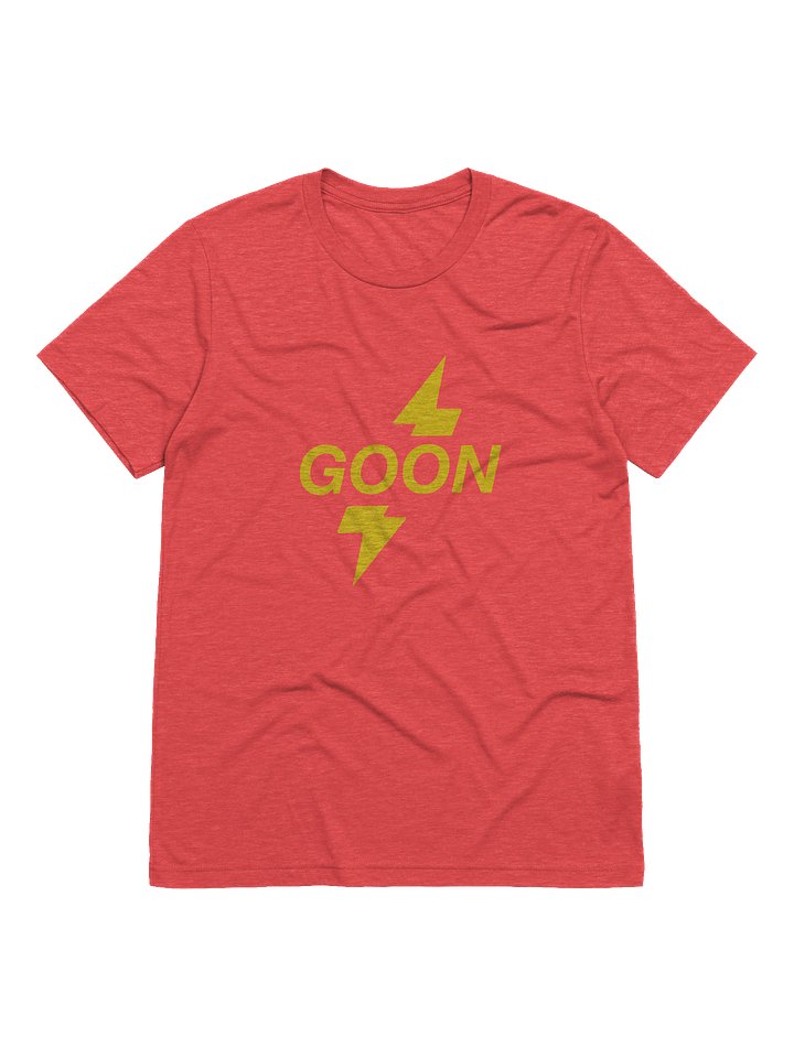 Goon Bolt Short Sleeve T-Shirt Red (Large Logo) product image (1)