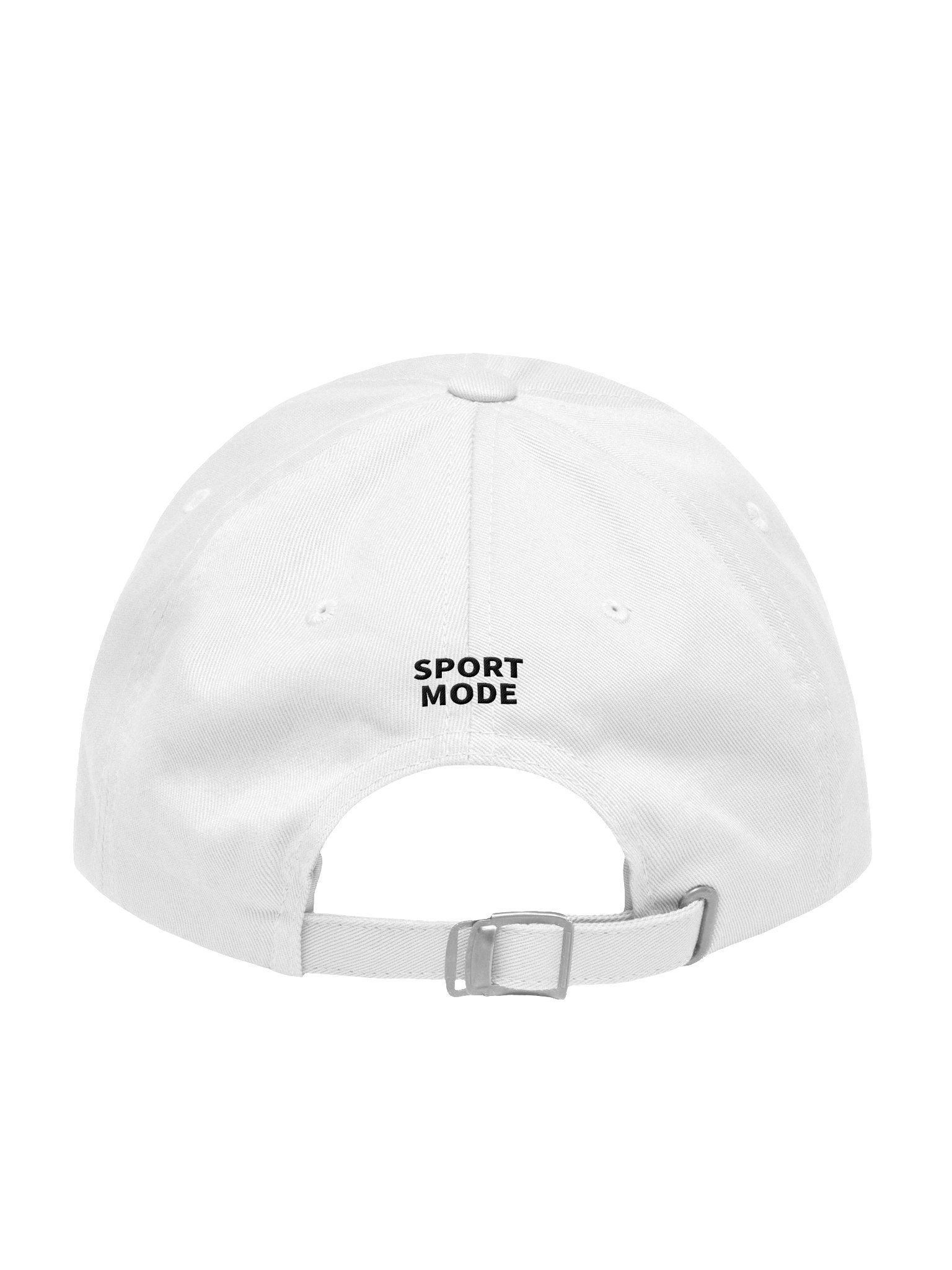 Black Logo Sport Mode Stacked Dad Hat product image (1)
