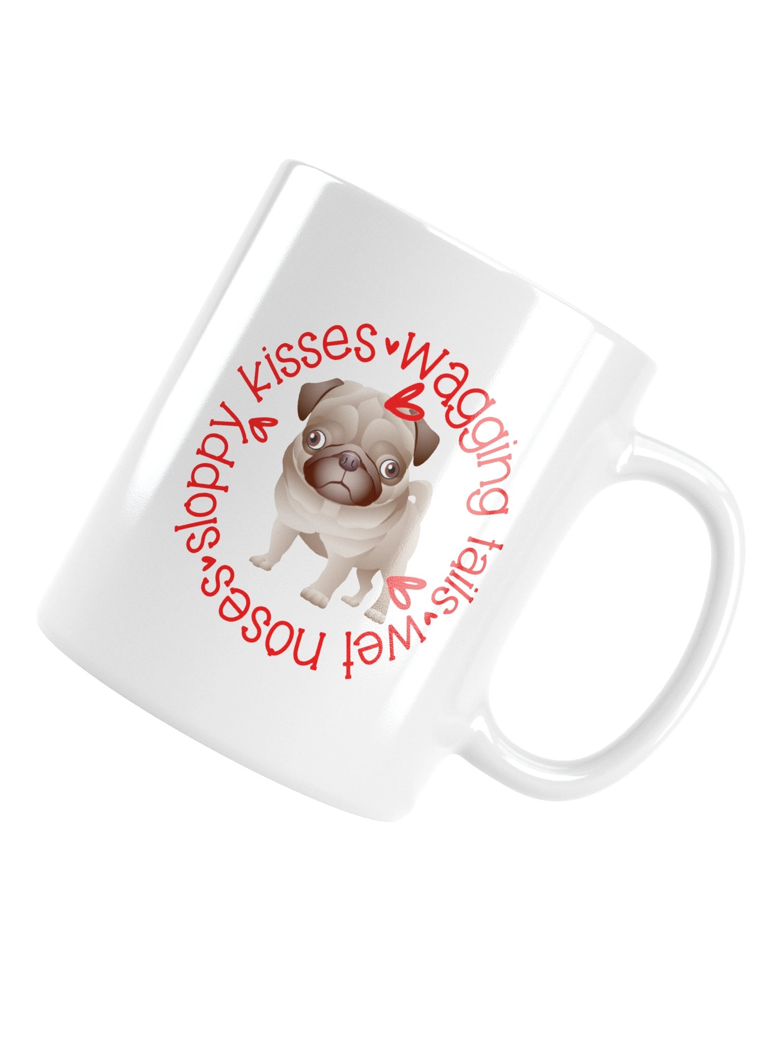 Sloppy Kisses Pug Mug product image (15)