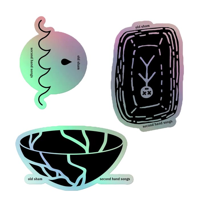 lyric design holo stickers product image (1)