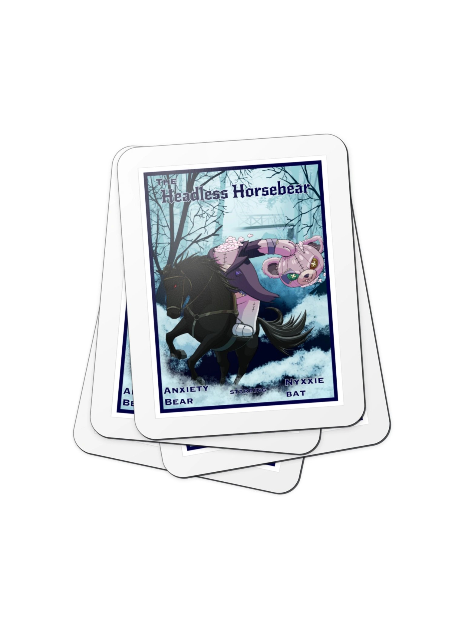 Anxiety Bear Headless Horsebear Movie Magnet product image (4)