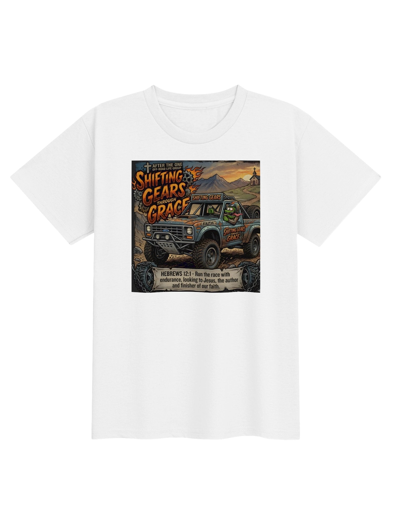Shifting Gears Through Grace Youth Tee product image (1)