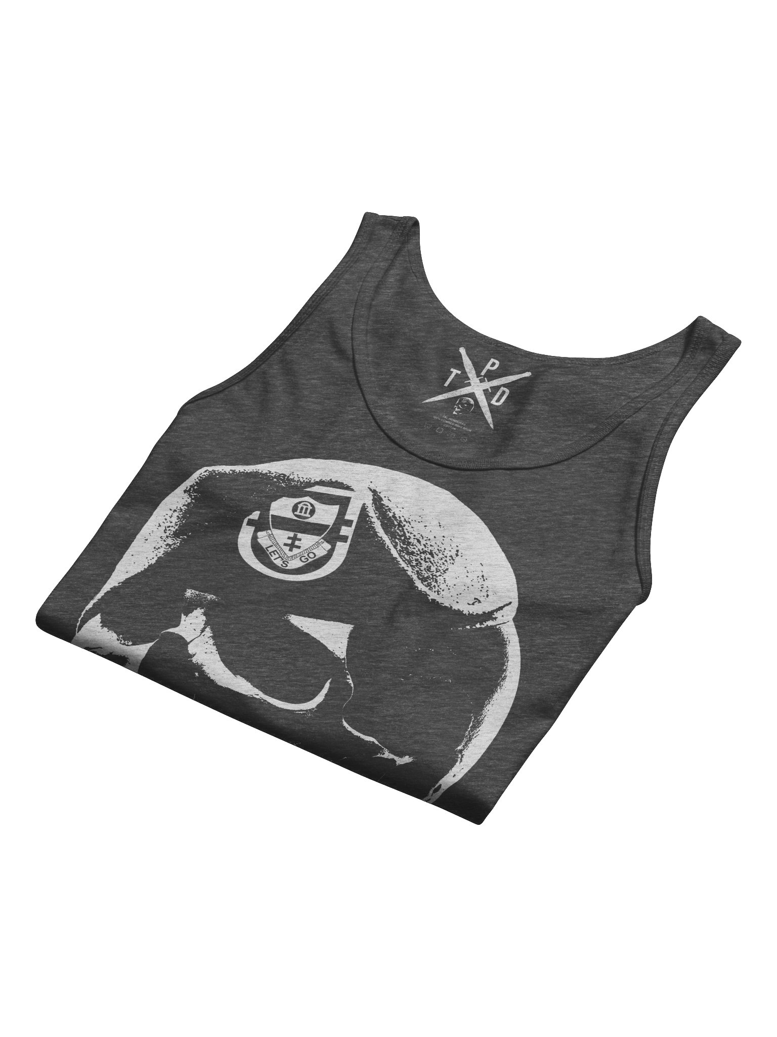 Skull Beret Tank Top product image (8)