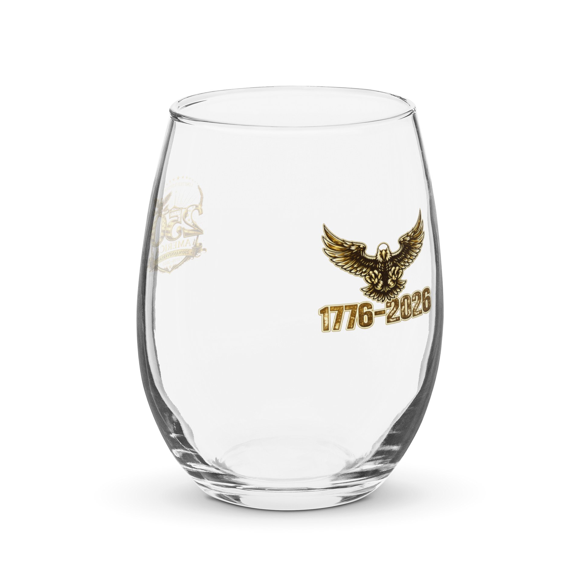America 250 Anniversary Eagle Stemless Wine Glass product image (3)