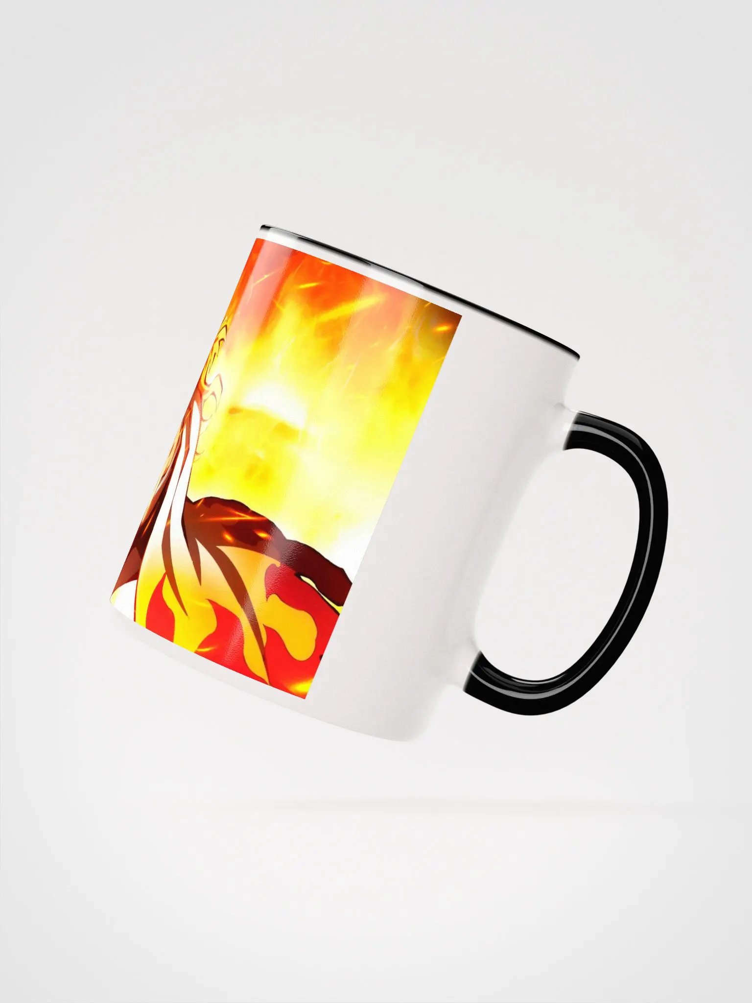 Flaming Demon Slayer Ceramic Mug - Premium Anime-Inspired Coffee Mug product image (2)