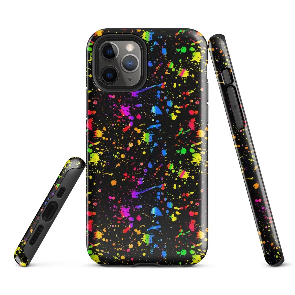 Neon Splatter Burst Tough Case for iPhone® product image (1)