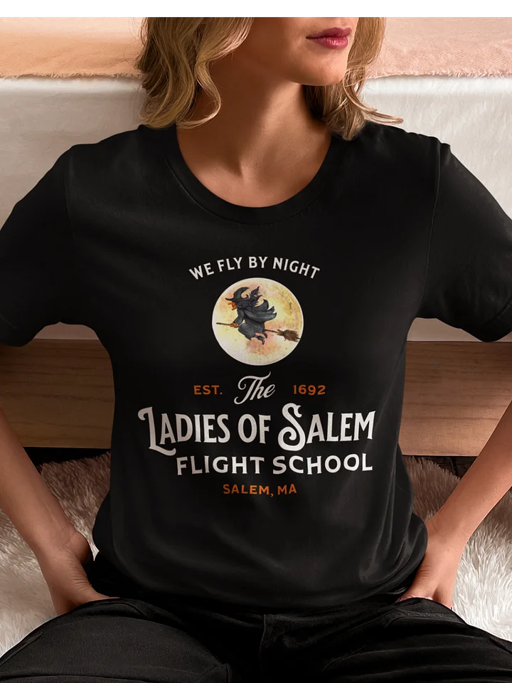 Witch Flying Broomstick Halloween T-Shirt product image (1)