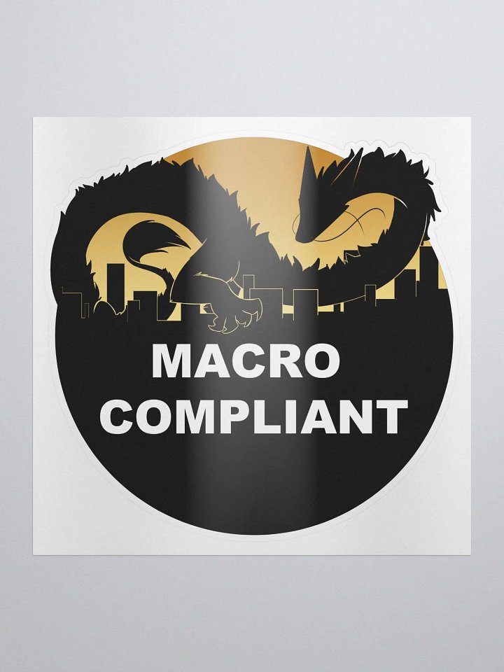 Macro Compliant Sticker product image (1)