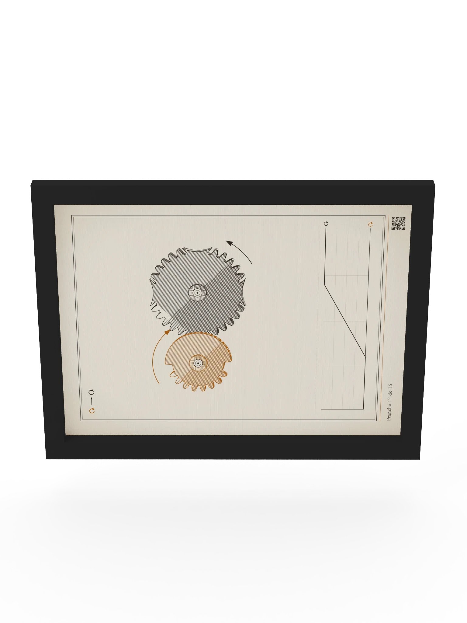 MOTION 12 · Engrenagem intermitente · emoldurada product image (10)