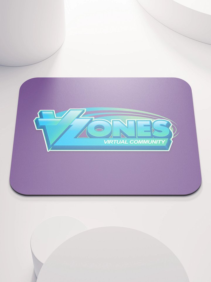 VZones Logo Mouse Mat - Purple product image (1)