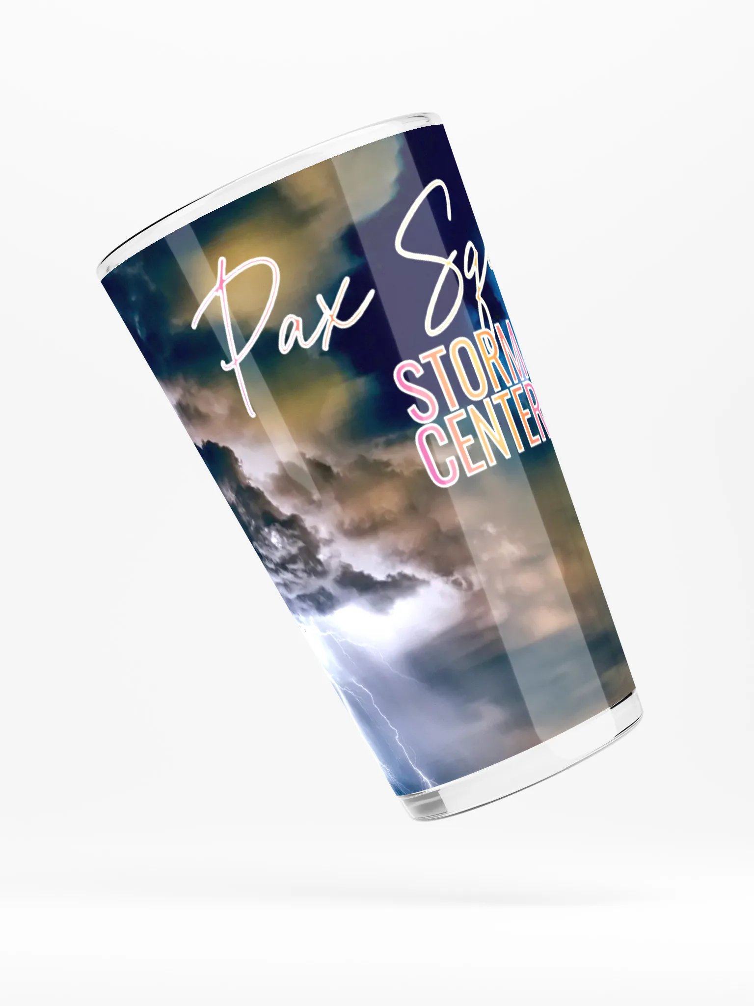 Stormy Elegance Shaker Pint Glass product image (4)