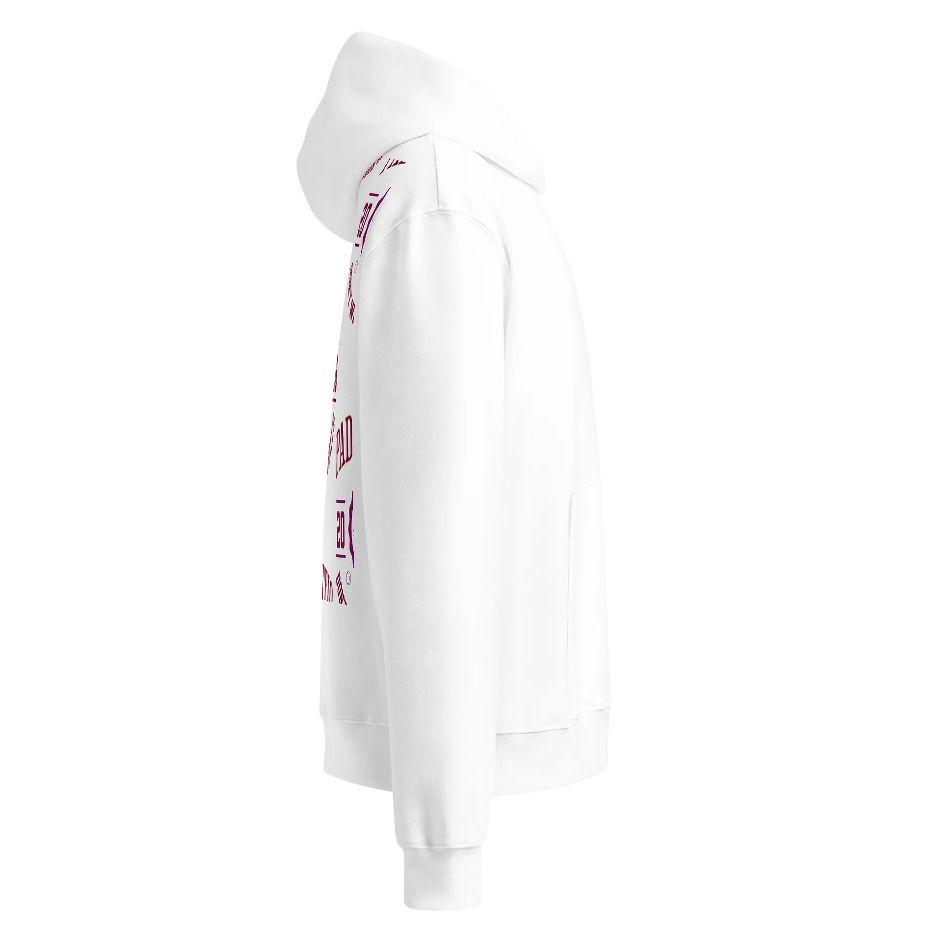Dedicated to Play Bella Premium Sporty Hoodie EQALL® PADELISTIQ_Pink Multiprint product image (4)