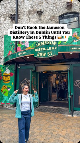 Ad |👇 KEEP READING before booking the Jameson Distillery Dublin 🥃🇮🇪

Jameson is one of Dublin’s most popular whiskey experien...