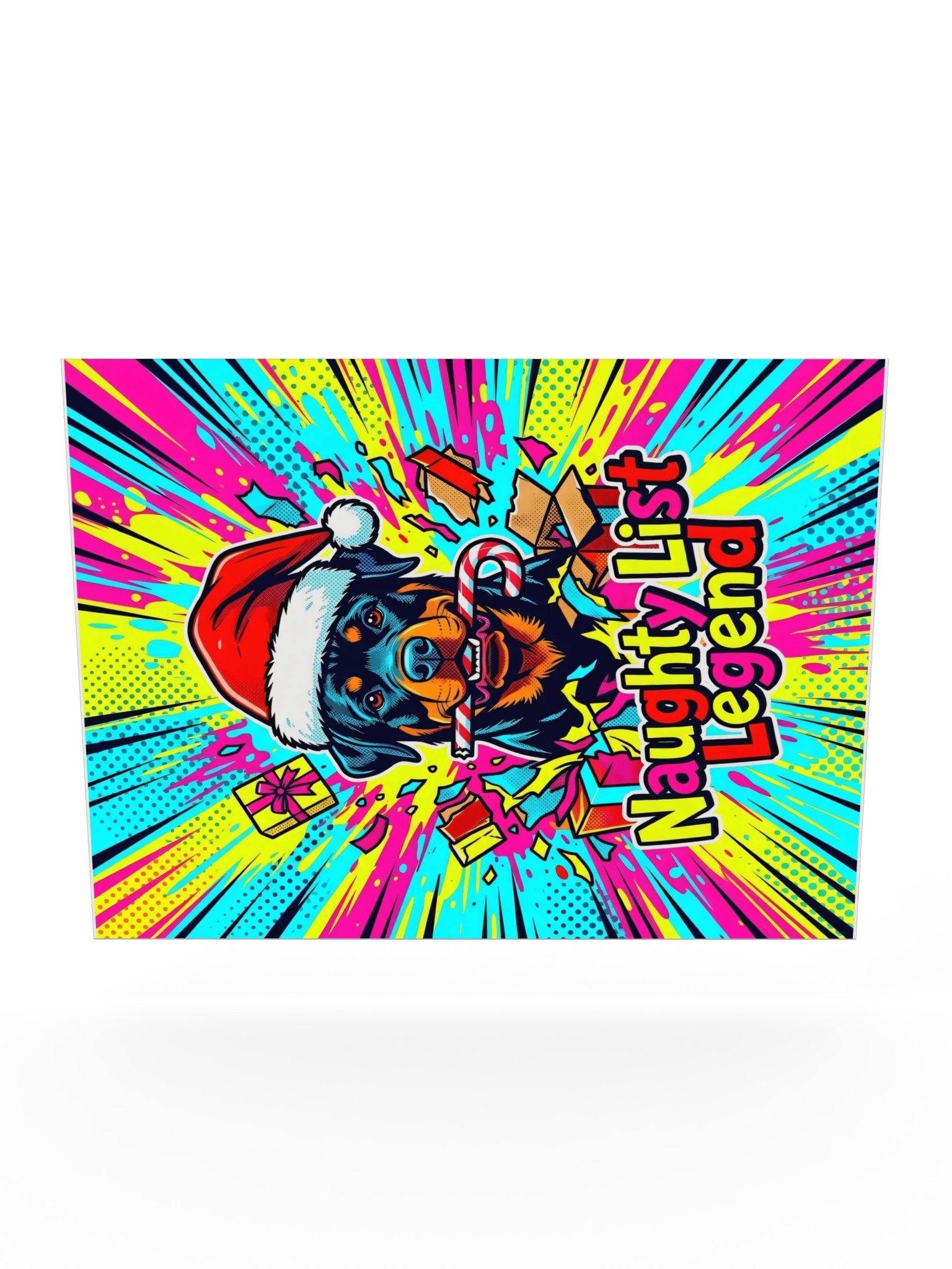 Naughty List Rottweiler Poster product image (24)