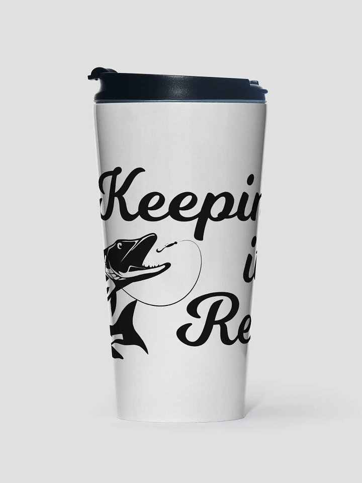 Stealthy Stainless: Fishing Travel Mug product image (1)