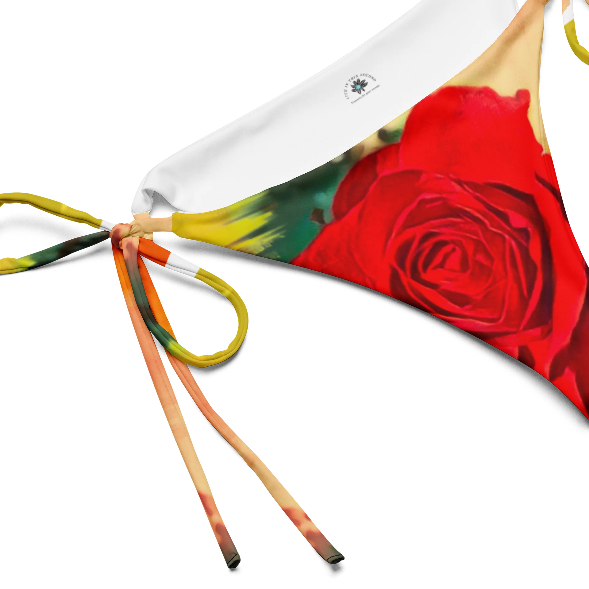 Painterly Rose String Bikini Bottom product image (2)