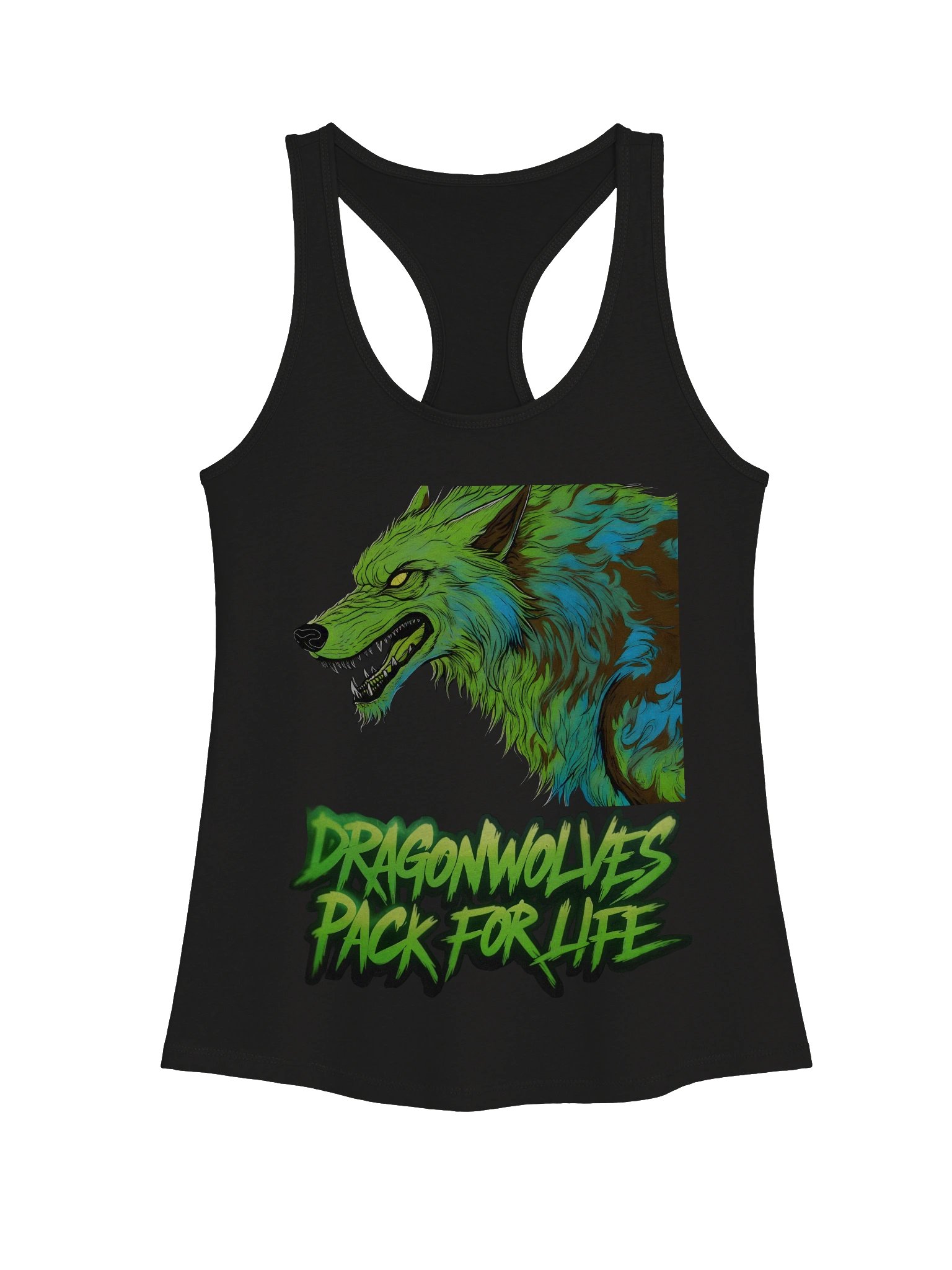 Dragonwolves Pack Racerback Tank product image (1)