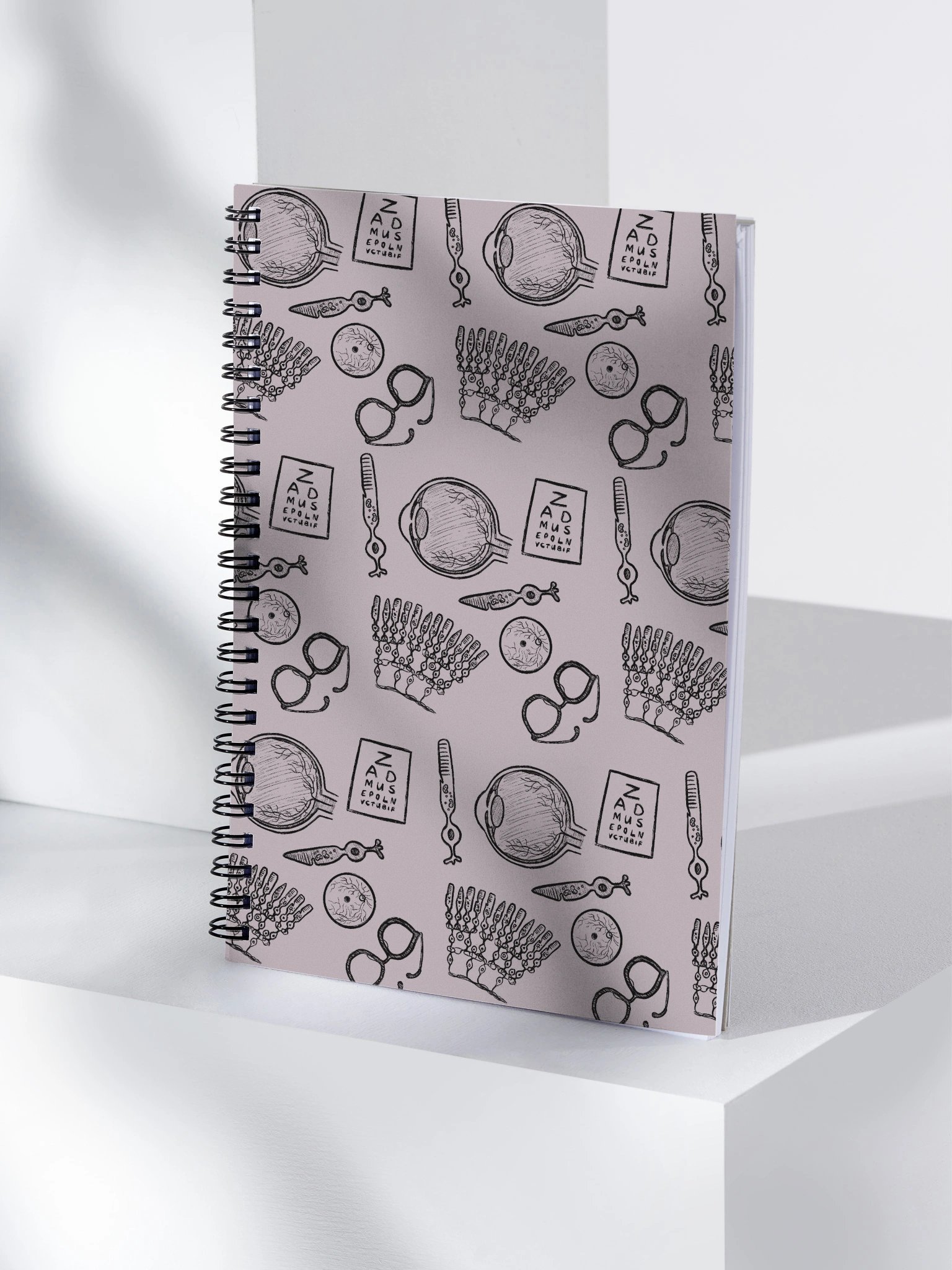 Ophthalmology Sketches Spiral Notebook product image (4)