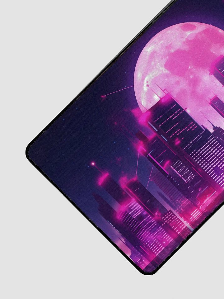 Lunar Neon City Desk Mat product image (2)