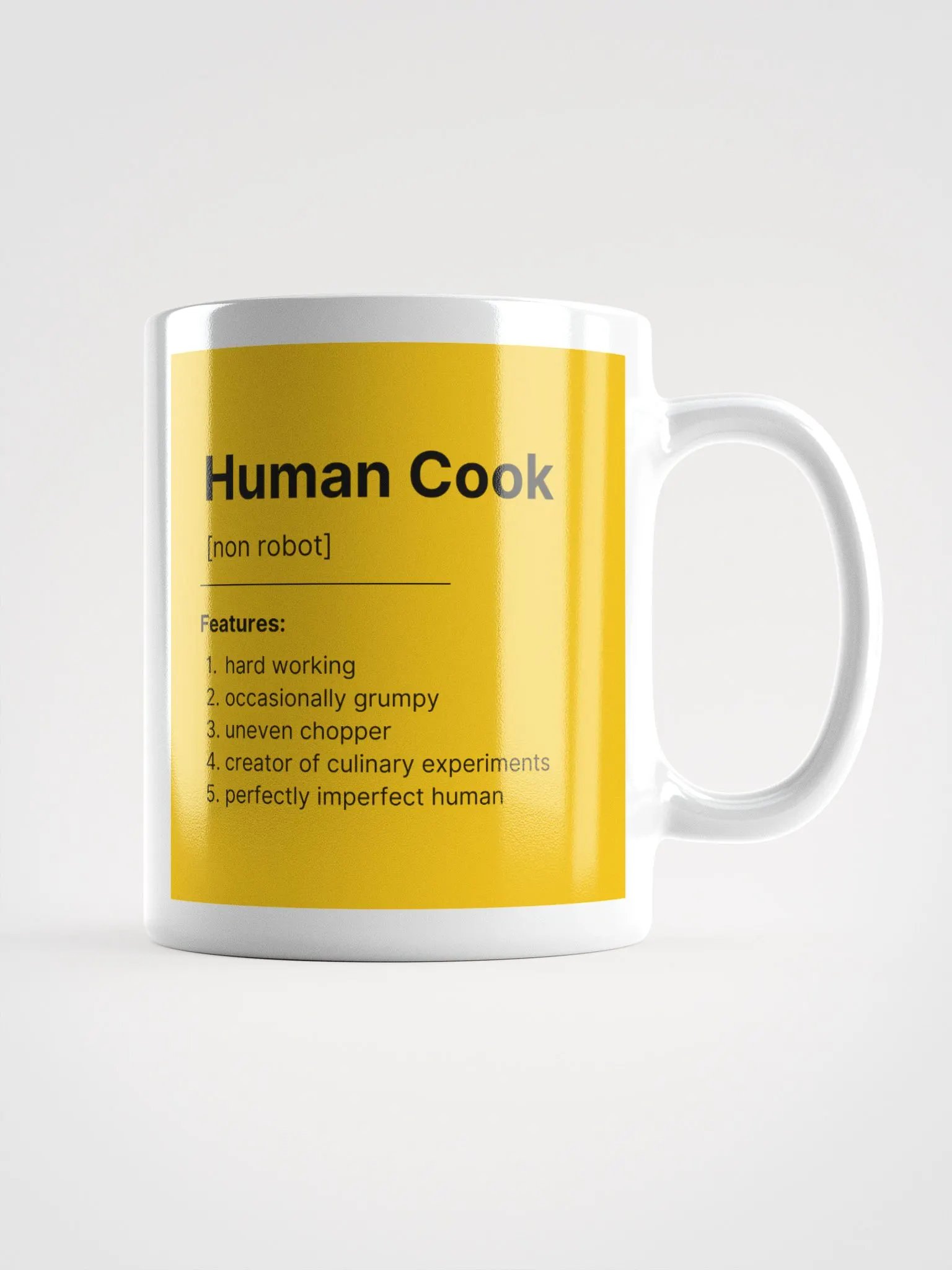 Human Cook Mug - Ochre product image (3)