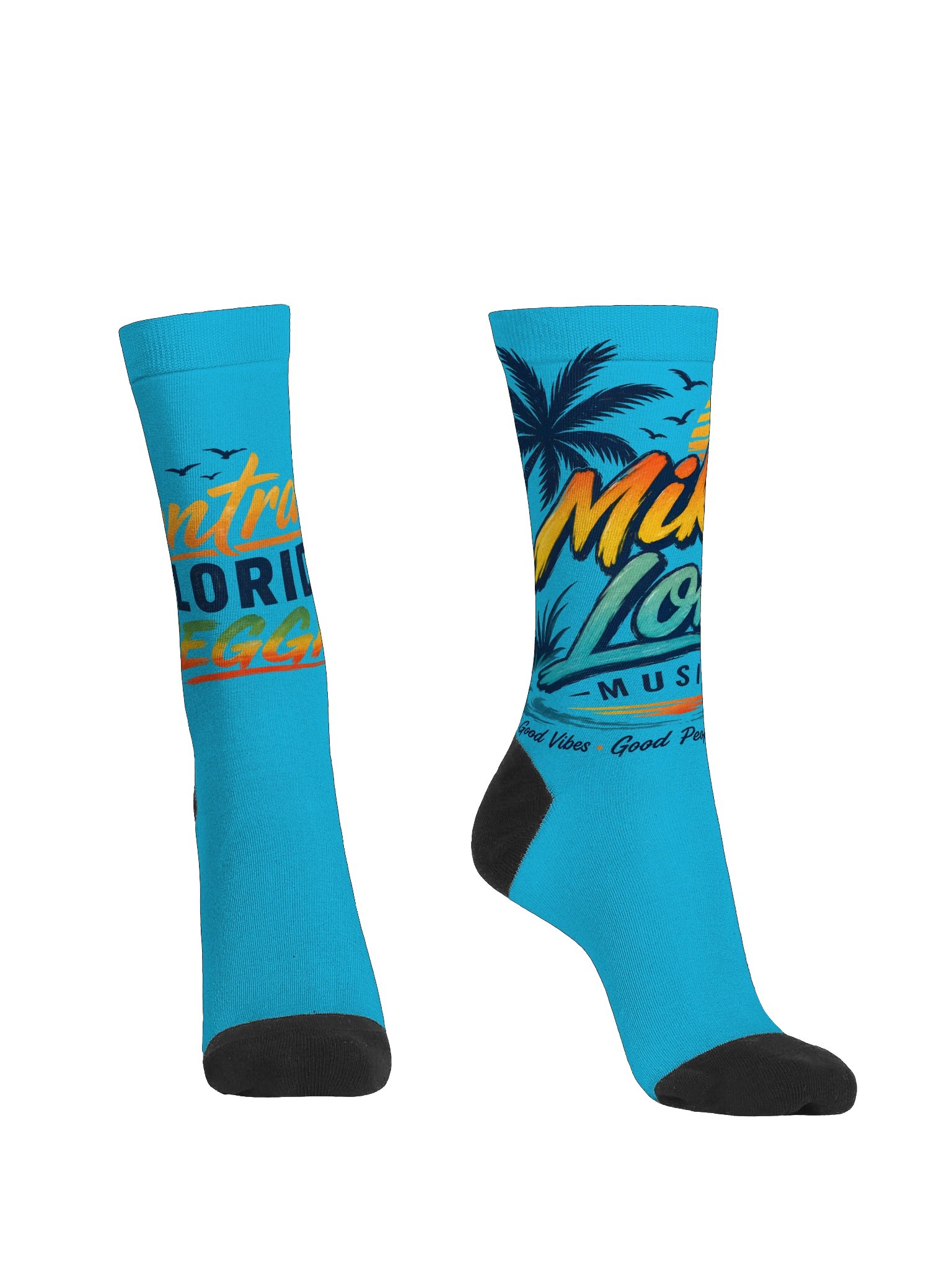 Tropical Vibes Crew Socks product image (2)